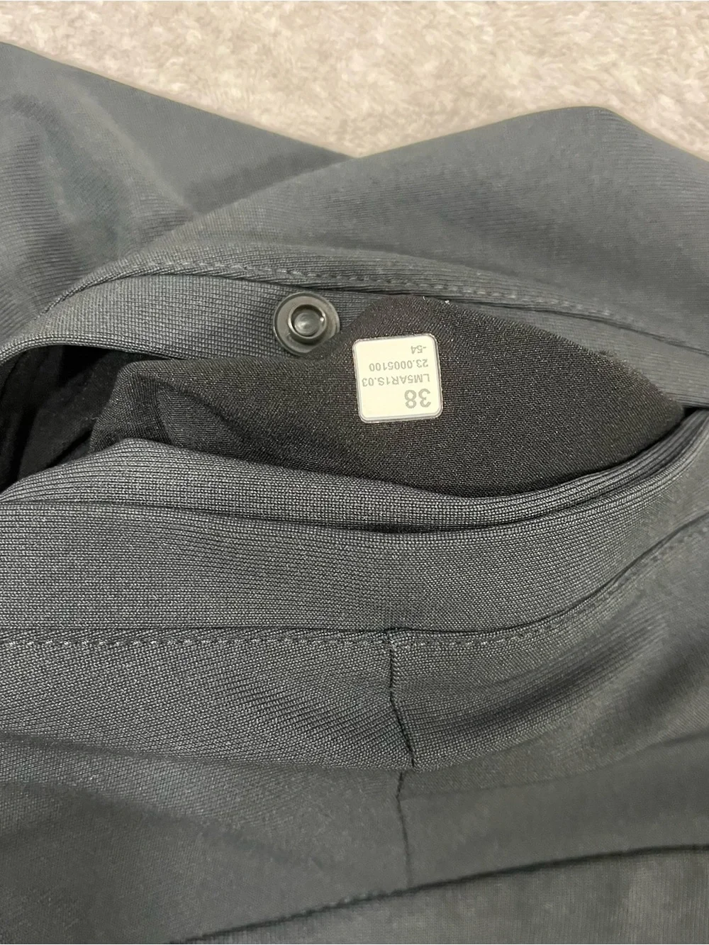 Lululemon ABC Classic Fit Pant Mens 38 Dark Gray ABC 38x26 Stretch LM5AQGS